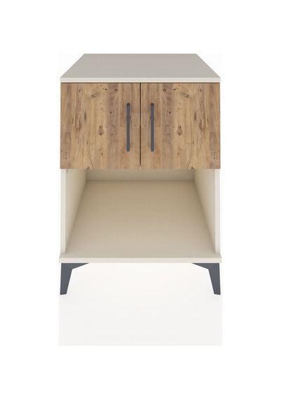Kronos Komodin 2 Raflı 2 Kapaklı 60x59x80 Aytaşı-çam Aytaşı