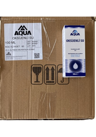 Aqua - Oksijenli Su 100ml - 60 Adet