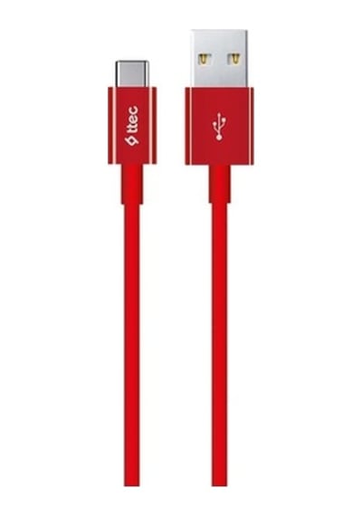 Ttec Type-C Kablo Kırmızı 1.20Cm - 2Dk12K (434309232)