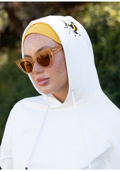 Arı Maya Eşofman Üstü Beyaz
