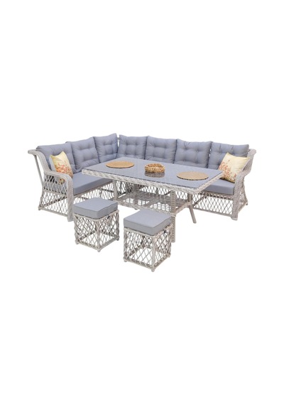 Serena X Rattan İki Puflu L Köşe Takımı Bahçe Mobilyası Takımı Diğer Serena X Rattan İki Puflu L Köşe Takımı Bahçe Mobilyası Takımı Diğer