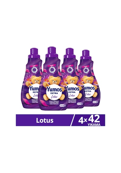 Yumoş Extra Çamaşır Yumuşatıcı Lotus 1008 Ml X4 Diğer