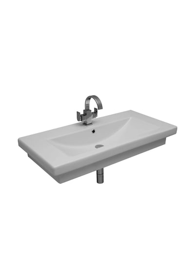 Serel - Verda Lavabo 120 Cm Beyaz - 8940tds110ab- Beyaz
