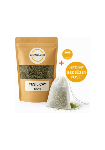 Bütün Yaprak Yeşil Çay Yüksek İçeriği, Doğal Kafein Saf, Taze Yeşilçay 100g