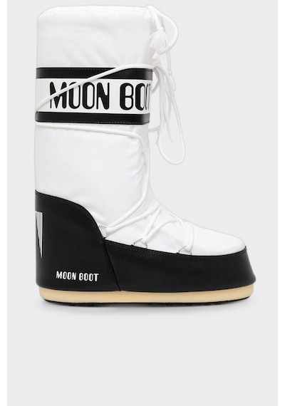 Moon Boot Bayan Kar Botu 80d1400440 Na02 Siyah-beyaz Siyah-beyaz Beyaz - Siyah