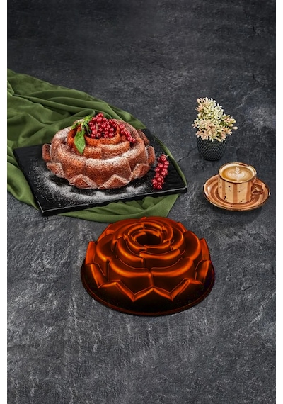 Gül Desenli Kek Kalıbı