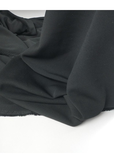 Siyah Renkte Krep Kumaş En 140 Cm X Boy 260 Cm -9613 Renkli