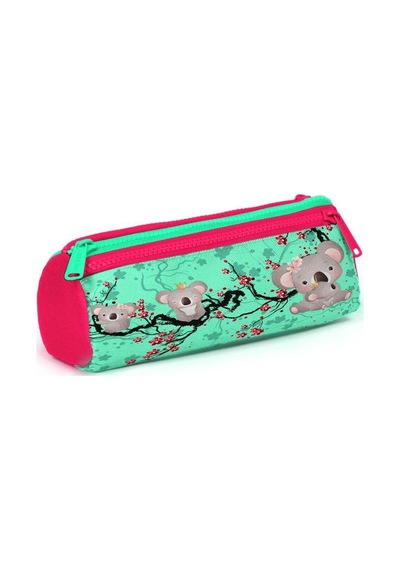 Su Yeşili Neon Mercan Koala Desenli Coral High Kids Usb'li 3 Lü Okul Çanta Seti Goset0123813