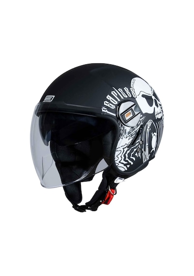 Origine Alpha Fearless Açık Motosiklet Kaskı-8245 Mat Siyah