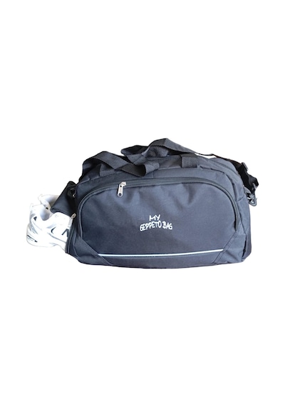 Mygeppetobag Çok Gözlü Ayakkabı Bölmeli, Spor Salonu Antrenman Spor Çantası Siyah