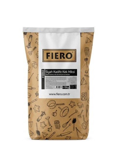Fiero Siyah Kadife Kek Toz Karışımı 10 Kg