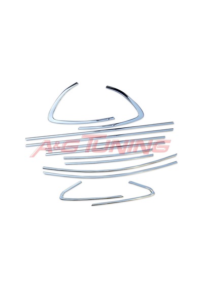Opel Astra J Sedan Krom Cam Çevre Çıtası 12Prç Paslanmaz Çelik N11.2007