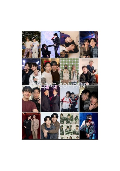 Owl Bag Taekook Forever New Season Desenli Tasarım 16 'lı Fotokart Seti