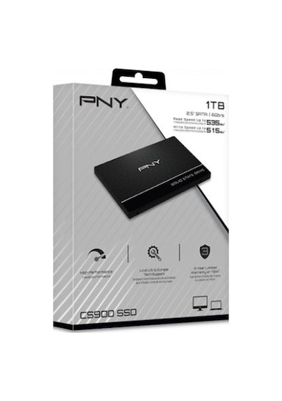 PNY CS900 SSD7CS900-1TB-RB 2.5" 1 TB 535/515 MB/S SATA 3 SSD