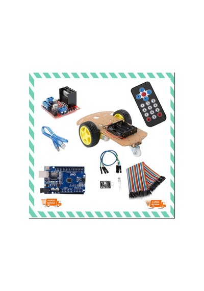 Arduino Uzaktan Kumandalı Robot Araba Kiti Set Proje