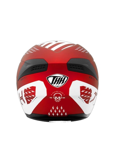 Thh T810s Mmxxı Kapalı Motosiklet Kaskı Beyaz - Kırmızı