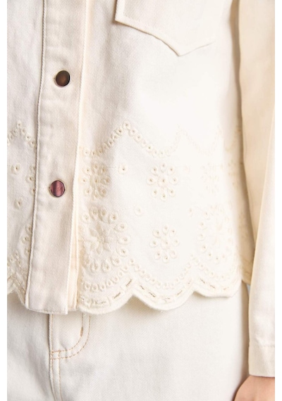 Defacto Regular Fıt Gömlek Yaka Gabardin Blazer Ceket H2578ax26smer225 Ekru-er225 Defacto Regular Fıt Gömlek Yaka Gabardin Blazer Ceket H2578ax26smer225 Ekru-er225
