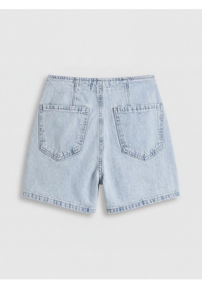 Lcw Jeans İndigo Standart Fit Jean Şort Etek