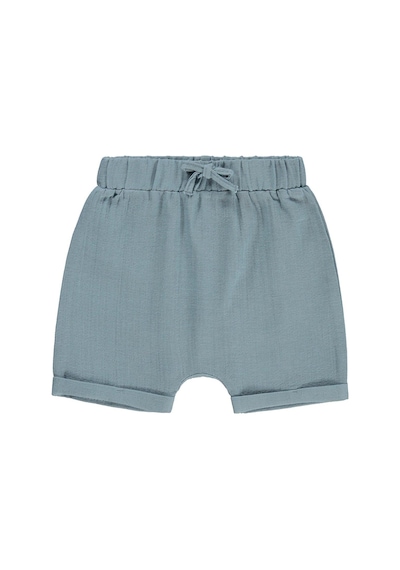 Civil Baby Müslin 6-18 Ay Şort - Mavi 9-12 Ay Soft İndigo