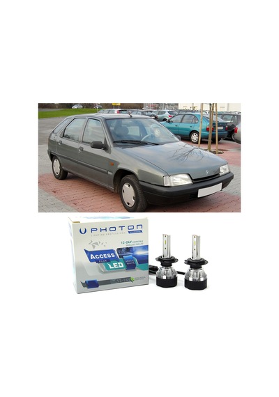 Citroen Zx Led Xenon Uzun + Kısa Far Ampulü H4 Access Yeni Seri Beyaz