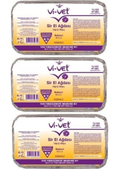 Vi-Vet Natürel Kalıp Sir Ağda 500 ML x 3