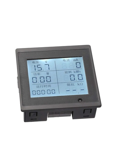 Alkatronik-Dc 6-200V 20A Dijital Voltmetre Ampermetre Wattmetre Voltaj Akım