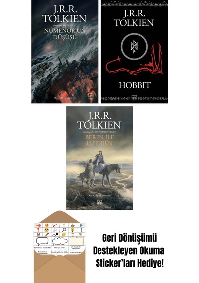 Númenor Un Düşüşü + Hobbit Siyah Kapak + Beren İle Luthien