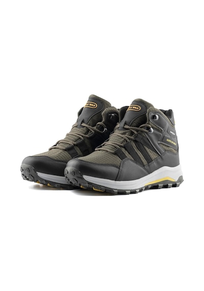 North Of Wild Km22 Damon Haki Siyah Waterproof Erkek Bot 001