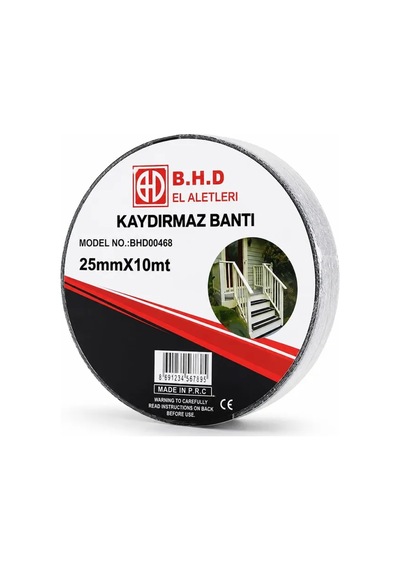 Jenerik Kaydırmaz Bant 25 Mm X 10 M Siyah