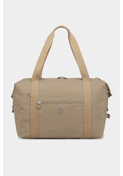 Smart Bags Orta Boy Su Geçirmez Extra Hafif Krınkıl Kumaş El Valizi Ve Spor Çantası Açık Kahve Açık Kahverengi