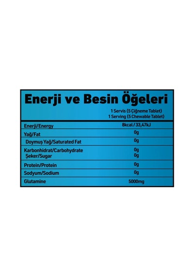 Grımsupps Glutamıne 150 Chewable Tablets