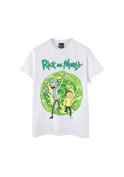 Startmore Unisex Beyaz Rick And Morty T-shirt