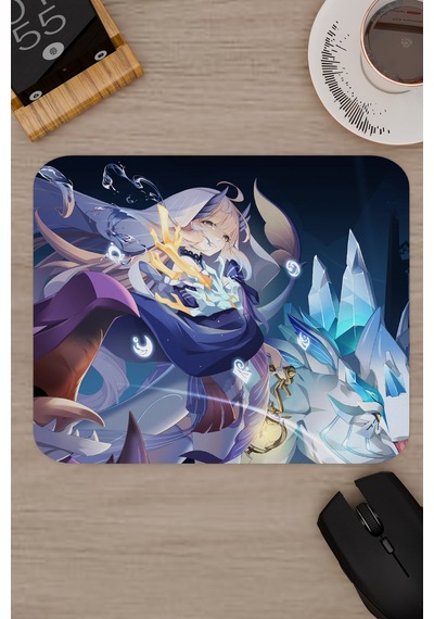 Kokomi Genshin Impact Anime Gacha V5 - 22x18 Gaming Mouse Pad Fare Altlığı