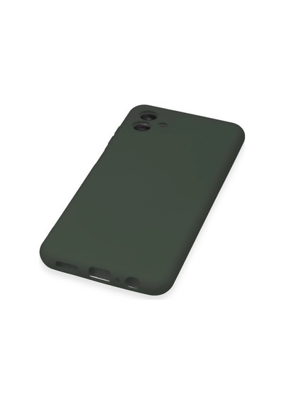 Newface - 394 - Samsung Galaxy A04e Kılıf Nano İçi Kadife Silikon - - Metemıx - Koyu Yeşil