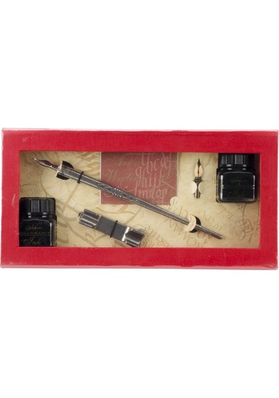 Manuscript Calligraphy Seti 1 Kalem+2 Mürekkep Set Diğer