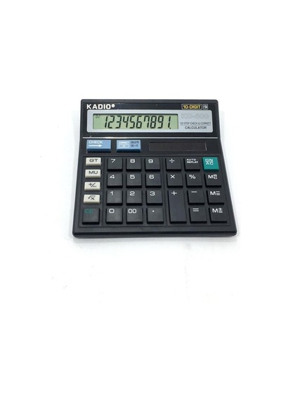 Kadio KD-500 120 İşlem Kontrolü 10 Haneli Hafızalı Hesap Makinesi