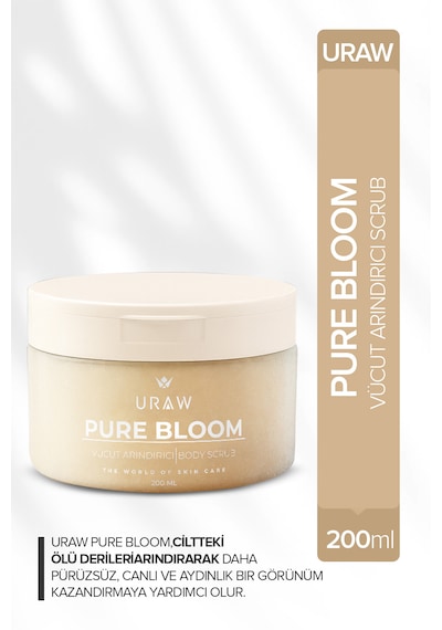 Uraw Pure Bloom Magnolia Arındırıcı Body Scrub 200 ML