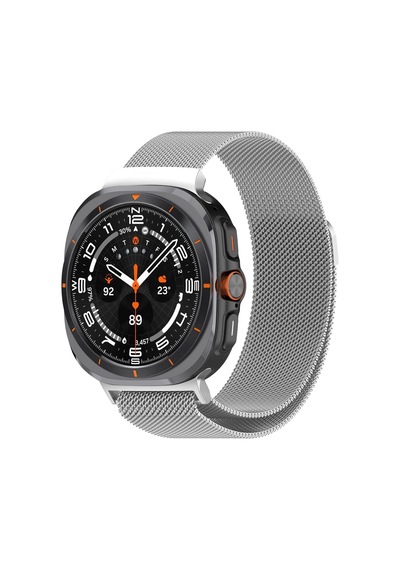 Forzacase Samsung Galaxy Watch 7 Ultra 47mm İle Uyumlu Metal Mıknatıslı Kordon Kayış - Fc1247