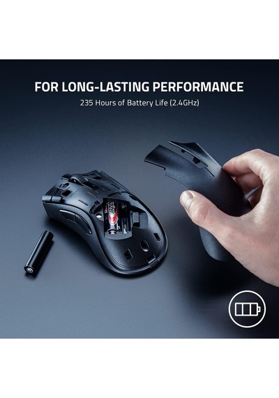 Razer Deathadder V2 X Hyperspeed - Kablosuz Oyun Için Ergonomik M
