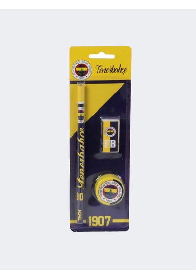Fenerbahçe Kurşun Kalem 3'lü Kırtasiye Seti Çok Renkli