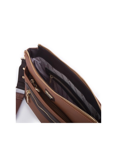 Nas Bag Kadın Postacı Çapraz Çanta Taba Kahve Lacst En 25 Cm Boy 22 Cm Çok Renkli