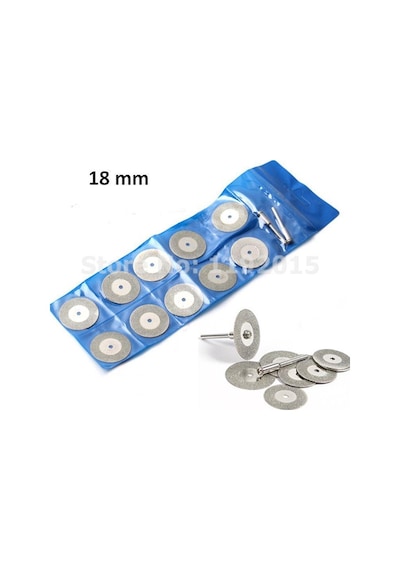 Dremel Için Mini Elmas Taşlama Kesme Tekerlek Disk Testere 10 Ade N11.34670