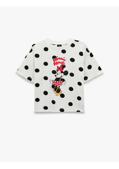 Koton Minnie Mouse Baskılı Pamuklu Bisiklet Yaka Lisanslı Tişört Ekru Desenli 6skg10695ak Koton Minnie Mouse Baskılı Pamuklu Bisiklet Yaka Lisanslı Tişört Ekru Desenli 6skg10695ak