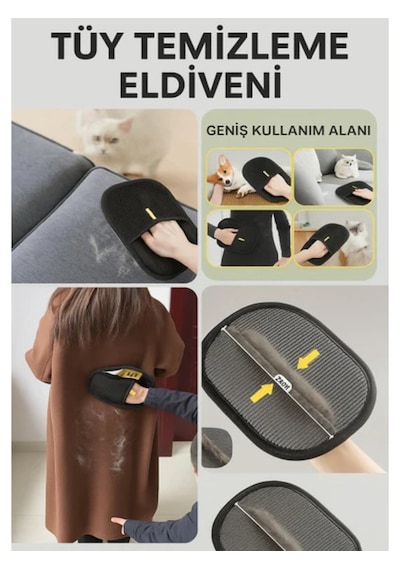 Kedi Köpek Tüy Toplayıcı Halı, Kıyafet, Koltuk Için Pratik Temizleme Eldiveni-yıkanabilir Kedi Köpek Tüy Toplayıcı Halı, Kıyafet, Koltuk Için Pratik Temizleme Eldiveni-yıkanabilir