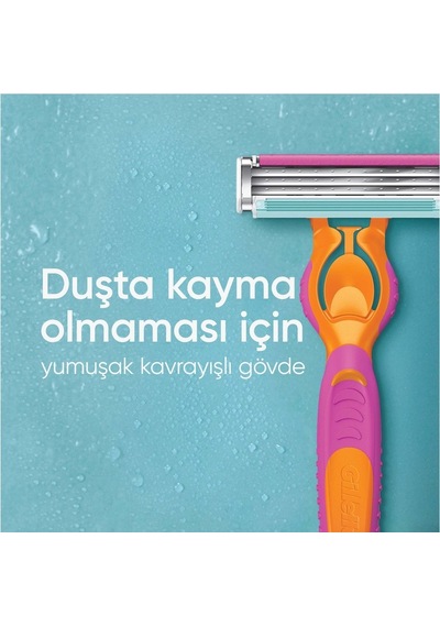 Gillette Venus Gillette Simply 3 Tıraş Makinesi + 3 Yedek Tıraş