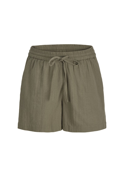 Kadin Bol Kalip Baglama Detayli Sort - Kia - 12290712 Dusty Olive