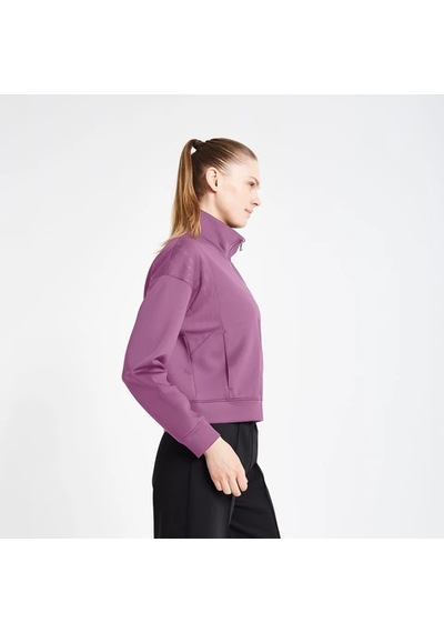 Lescon Kadın Fermuarlı Sweatshirt 24n-2127 24ntbl002127-gül Kurusu