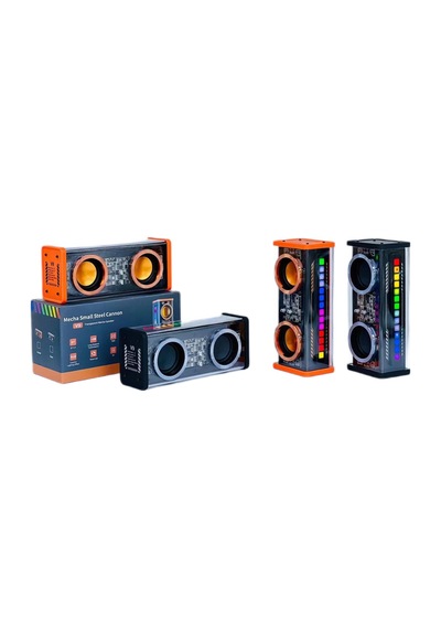 Vothoon V9 Şeffaf RGB Kablosuz Bluetooth 5.0 Taşınabilir Hoparlör