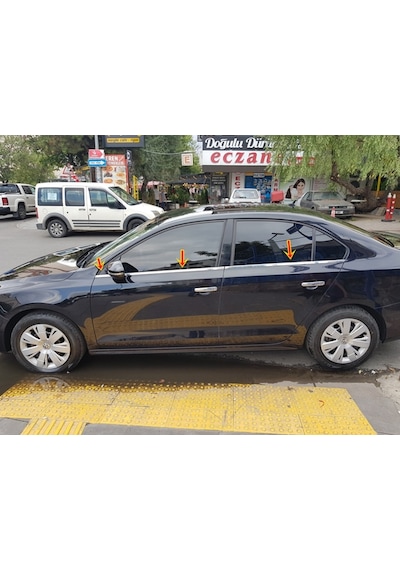 Volkswagen Jetta Krom Cam Çıtası 6 Parça 2014 Üzeri N11.5975