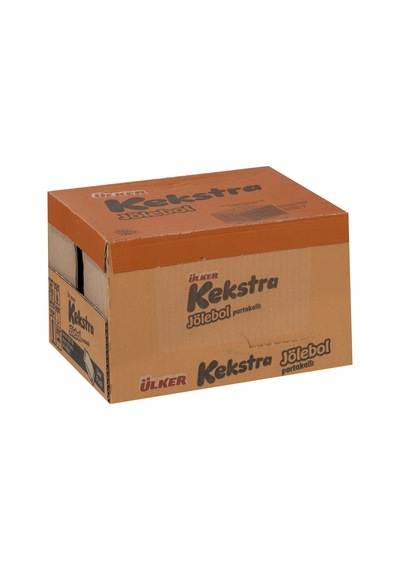 Ülker Kekstra Jöleli Kek Portakal 24x40 G - Pratik Atıştırmalık 2'li Ekonomik Paket - 2 Adet Tarı
